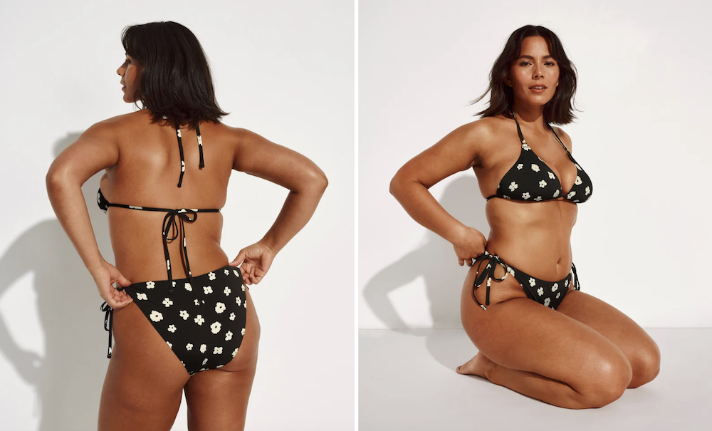 Daisy-print All You Bikini Set.